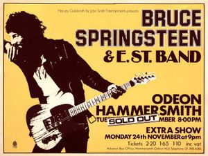 Bruce Springsteen Hammersmith Odeon London 1975