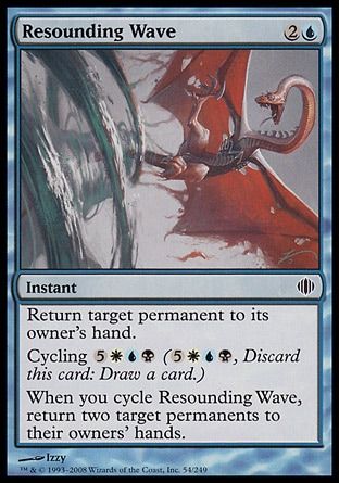 Resounding Wave (Shards of Alara) Trading Card