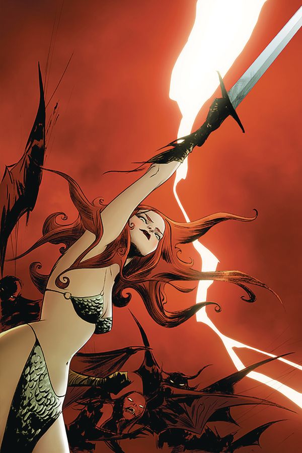 Vampirella Red Sonja #8 (Lee Ltd Virgin Cover)