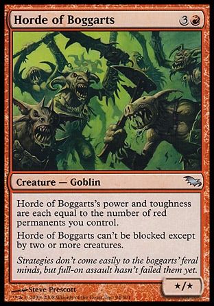 Horde of Boggarts (Shadowmoor) Trading Card