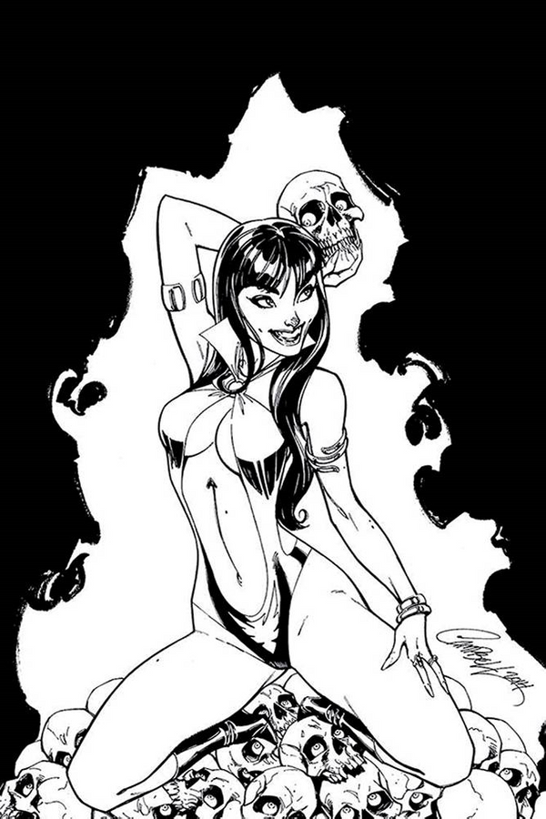 Vampirella #3 (Campbell ""Virgin"" Sketch Edition)