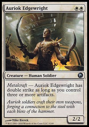 Auriok Edgewright (Scars of Mirrodin) Trading Card