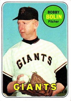 Bobby Bolin 1969 Topps #505 Sports Card