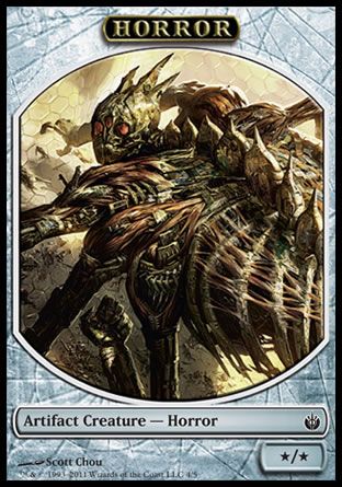 Phyrexian Horror (Mirrodin Besieged) Trading Card