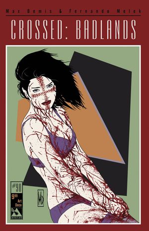 Crossed Badlands #90 (Art Deco Cover)