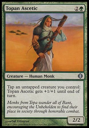 Topan Ascetic (Shards of Alara) Trading Card