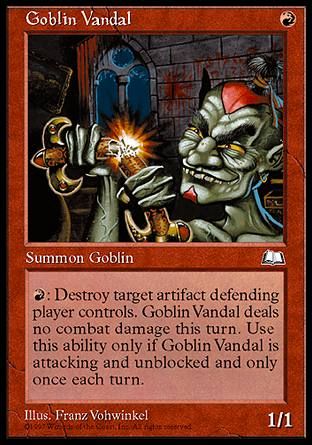 Goblin Vandal (Weatherlight) Trading Card