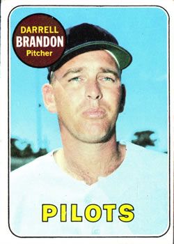 Darrell Brandon 1969 Topps #301 Sports Card