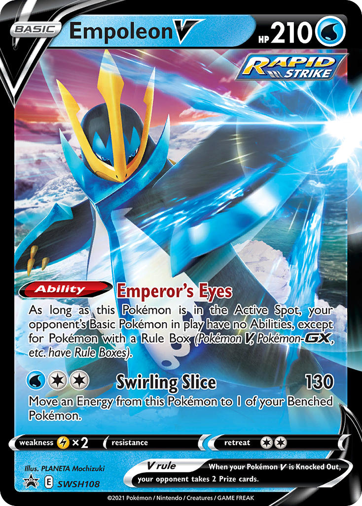 Empoleon V (SWSH108) - SWSH Black Star Promos Pokémon Card