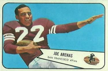 Joe Arenas 1954 Bowman #30 Sports Card