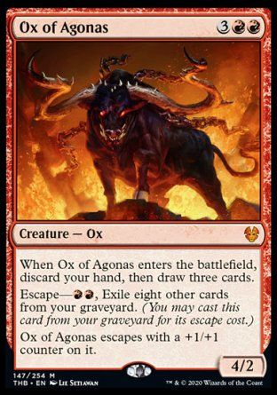 Ox of Agonas (Theros Beyond Death) Trading Card