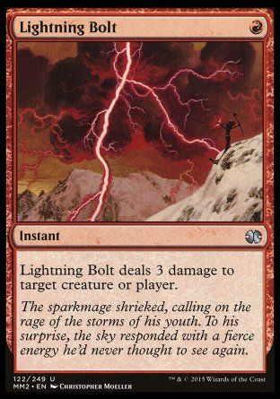 Lightning Bolt (Modern Masters 2015) Trading Card