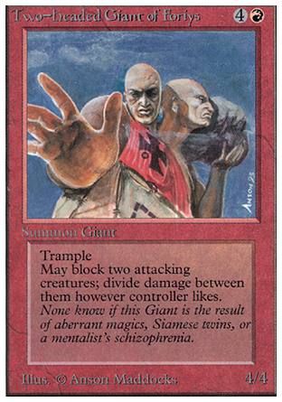 Two-Headed Giant of Foriys (Unlimited) Trading Card