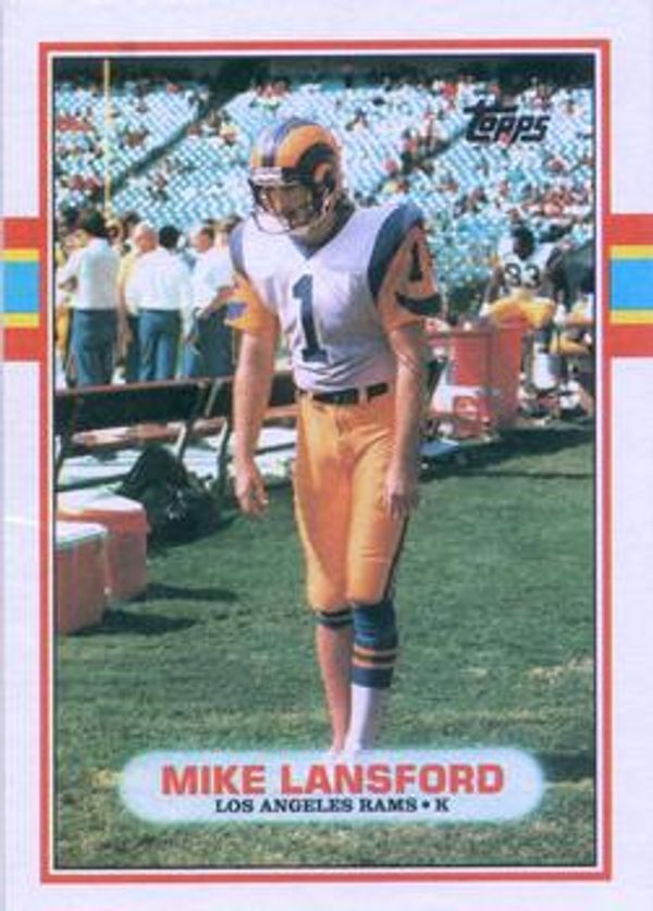 Mike Lansford 1989 Topps #128