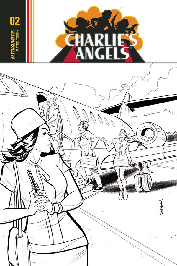 Charlies Angels #2 (Cover C 10 Copy Eisma B&w Cover)
