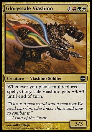 Gloryscale Viashino (Alara Reborn) Trading Card