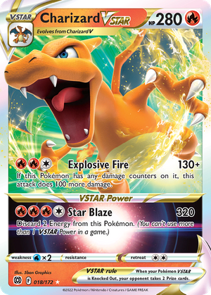 Charizard VSTAR (18/172) - Brilliant Stars