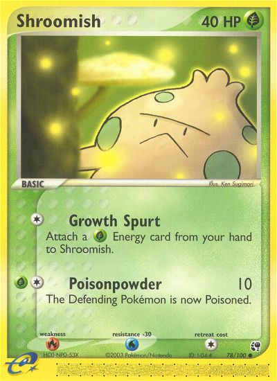 Shroomish (78/100) - Sandstorm Pokémon Card