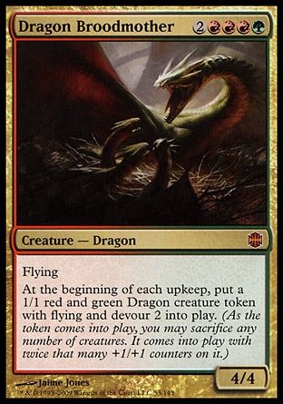 Dragon Broodmother (Alara Reborn) Trading Card