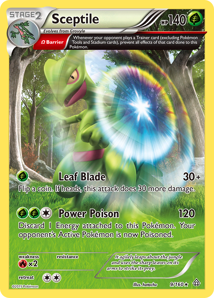 Sceptile (9/160) - Primal Clash Pokémon Card