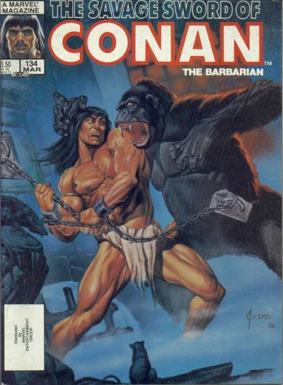 The Savage Sword of Conan #134 Comic