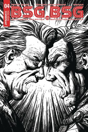 Bsg Vs Bsg #4 (Cover F 20 Copy Desjardins B&w)