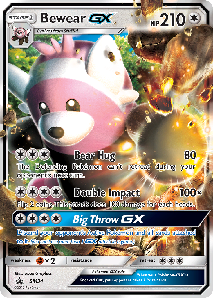 Bewear GX (SM34) - SM Black Star Promos Pokémon Card