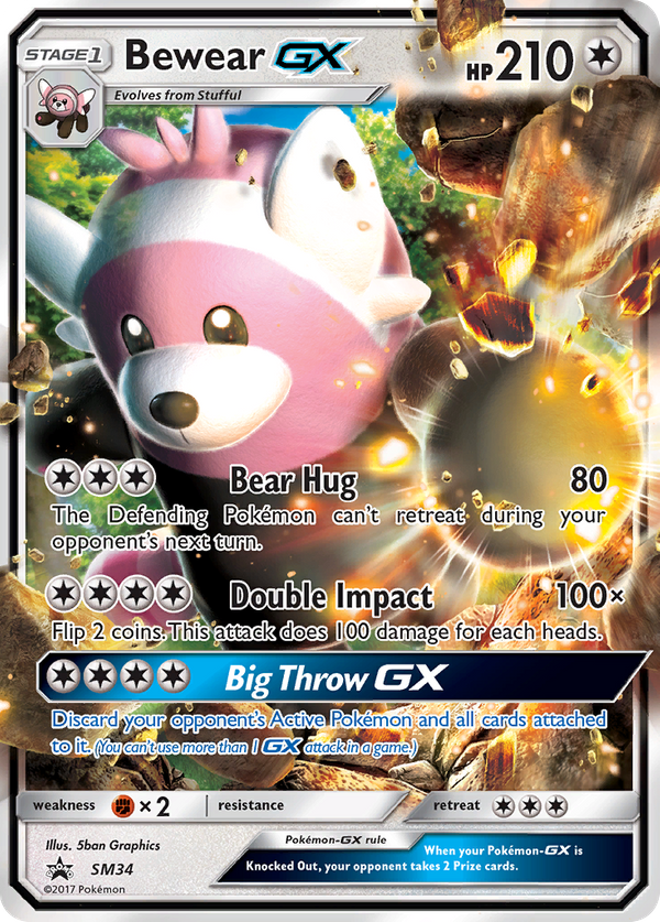 Bewear GX (SM34) - SM Black Star Promos