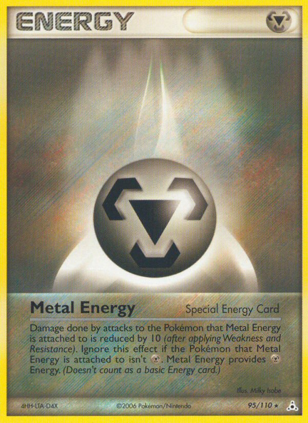 Metal Energy (95/110) - Holon Phantoms Pokémon Card