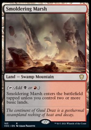 Smoldering Marsh (Innistrad Crimson Vow Commander Decks)