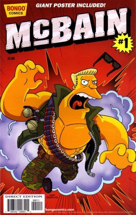 Simpsons One-Shot Wonders: McBain #1 Comic