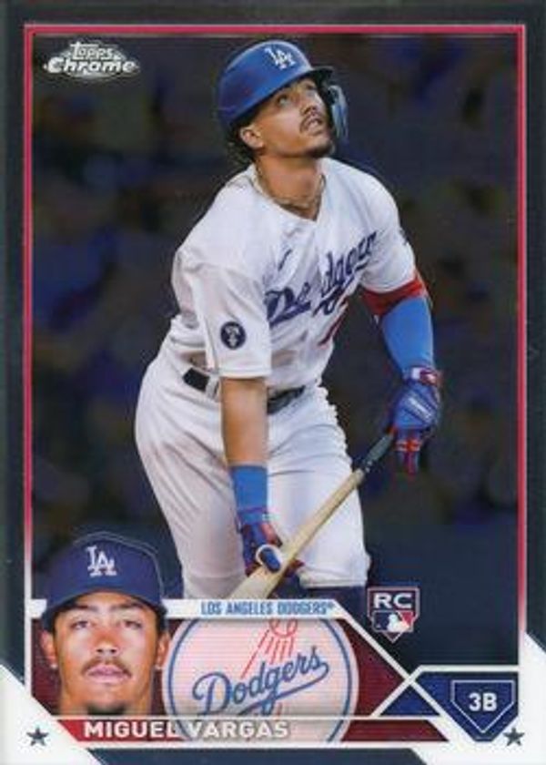 Miguel Vargas 2023 Topps Chrome Baseball #161