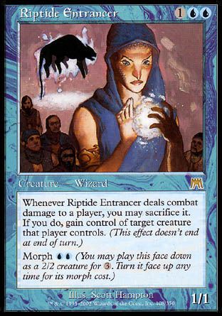 Riptide Entrancer (Onslaught) Trading Card