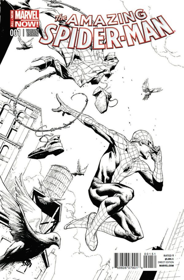 Amazing Spider-man #1 (Opena Sketch Variant)