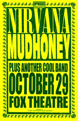 MXP-79.1 Nirvana Fox Theatre 1991