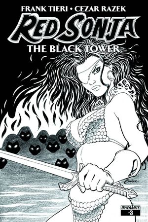 Red Sonja Black Tower #3 (10 Copy Conner B&amp;w Incv)