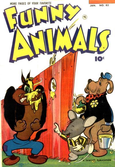 Fawcett's Funny Animals #83 Comic