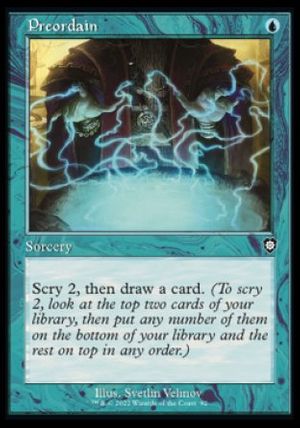Preordain (The Brothers' War Commander Decks)