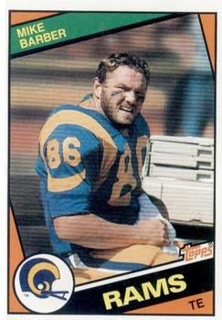 Mike Barber 1984 Topps #277 Sports Card