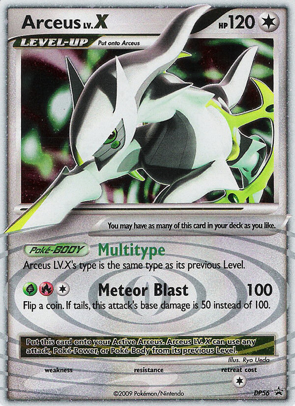 Arceus LV.X (DP56) - DP Black Star Promos Pokémon Card