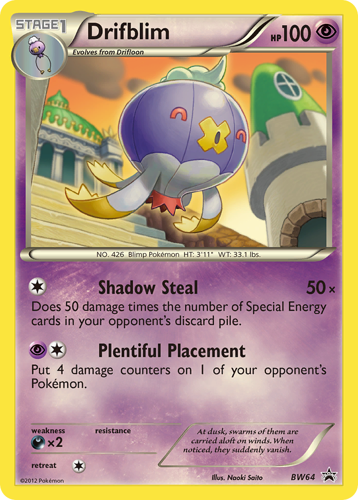 Drifblim (BW64) - BW Black Star Promos Pokémon Card