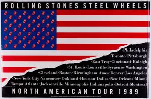 Rolling Stones US Steel Wheels Tour 1989