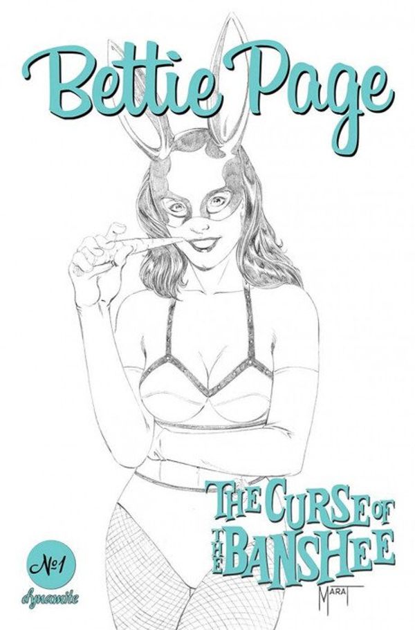 Bettie Page: The Curse of the Banshee #1 (15 Copy Mychaels Pencils Cover)
