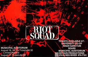 Riot Squad Municipal Auditorium Value - GoCollect