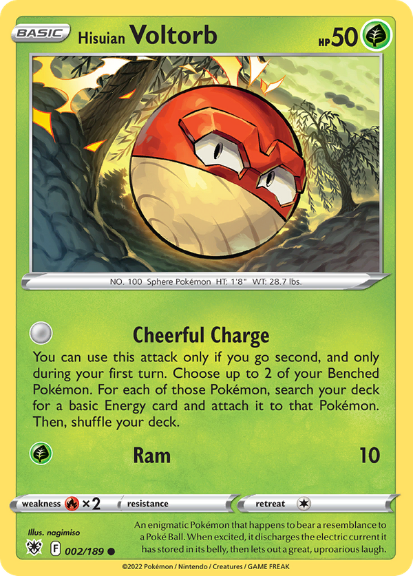 Hisuian Voltorb (2/189) Astral Radiance Value GoCollect (hisuian