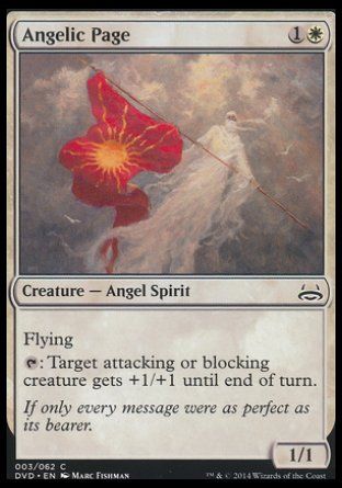 Angelic Page (Duel Decks : Anthology) Trading Card