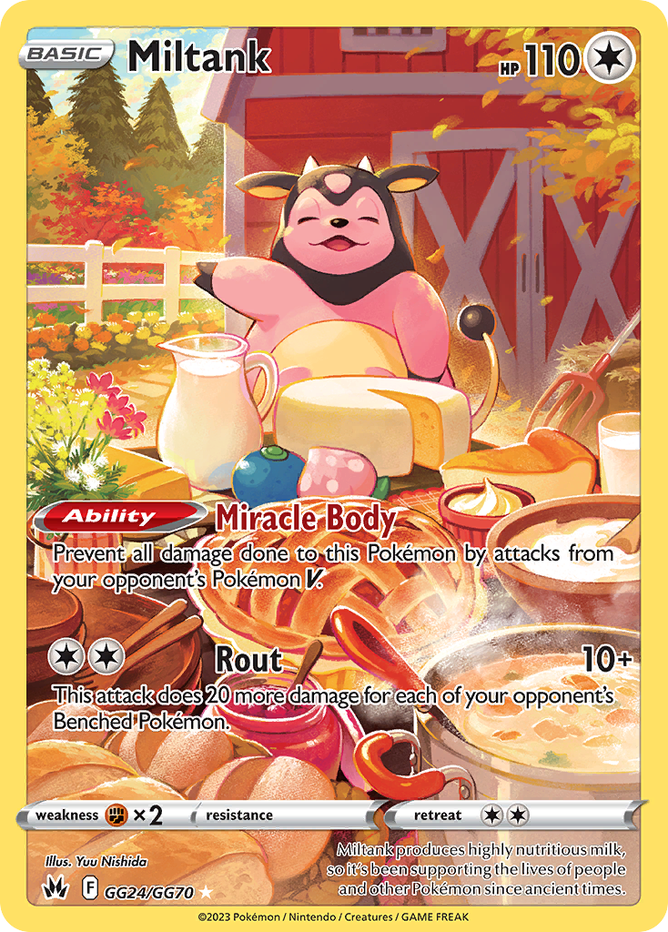 Miltank (GG24) - Crown Zenith Galarian Gallery Pokémon Card