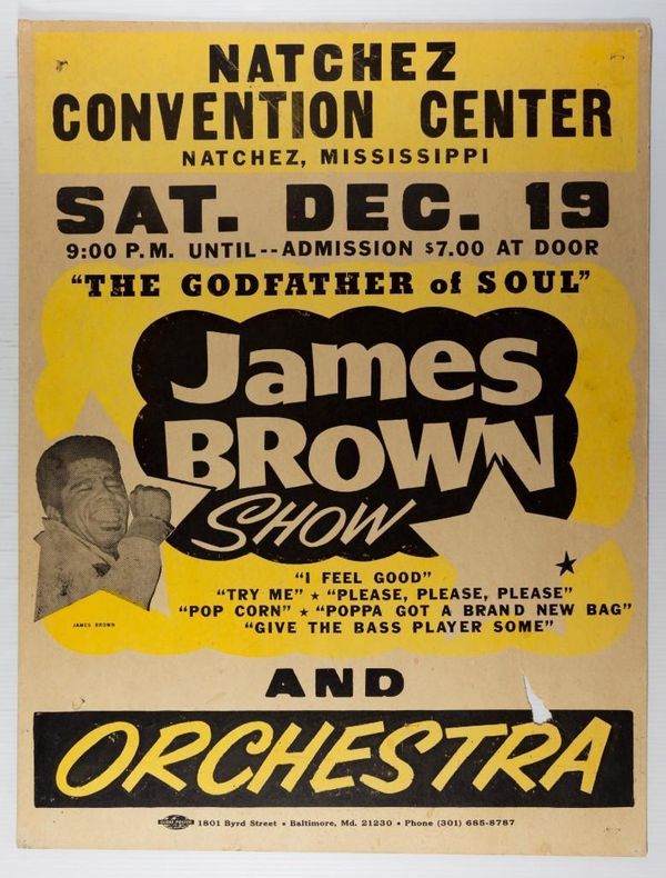 James Brown Natchez Convention Center 1981