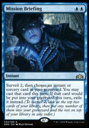 Mission Briefing (Guilds of Ravnica) Trading Card