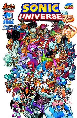 Sonic Universe #75 (Lamar Wells Variant Cover)